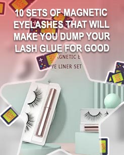 Best lashes with magnetic eyeliner