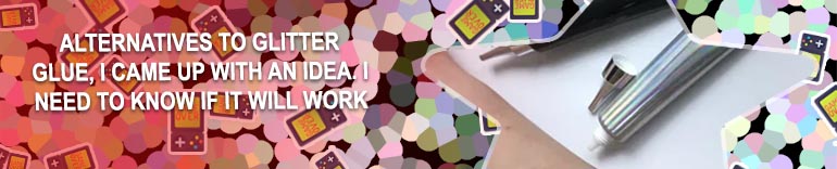 Glitter glue eyeshadow