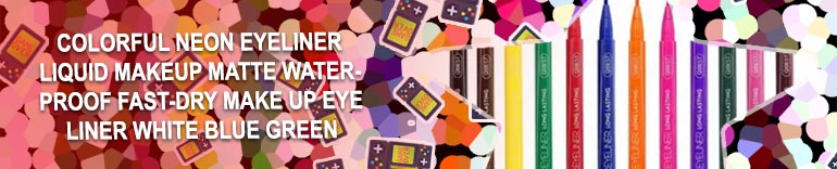 Neon eyeliner liquid